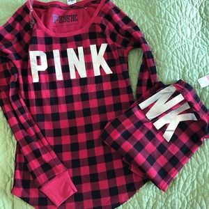Victoria Secret pajama Pink XS size top/bottomNwt